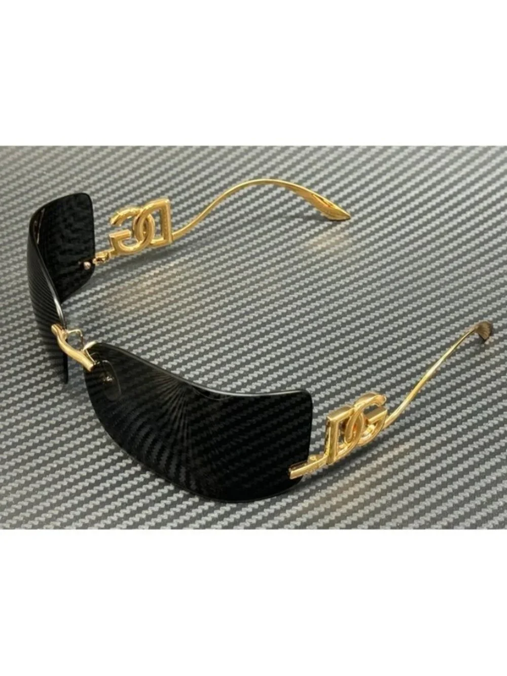 New Dolce & Gabbana Women Gold Sunglasses 79-13-110